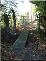 Plank bridge, Boston Lane in WR11 2RD