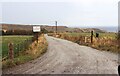 Private road to Boyne Bay Quarry in AB45 2TD