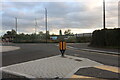 Roundabout on Jenkins Lane, Beckton in IG11 0BD