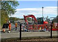 Yorkshire Water roadworks in Wentworth in S62 7TZ