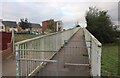 Footbridge on Park Lane, Aveley in RM15 4RJ