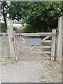 Wooden Swing Gate near Hampden House in HP16 9RD