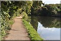 Grand Union Canal towpath east of Woolpack Bridge in UB3 2AT
