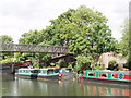 Grand Union canal - footbridge by Galba Court in TW8 9GX