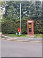 Eastbury postbox and defibrillator in RG17 7JW