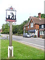 Abinger Hammer Village Sign in RH5 6QY