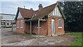Former pavilion at the end of Burrfields Road in PO3 5XT