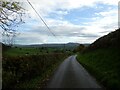 Rural lane in Montgomeryshire in SY15 6HR