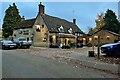 Evening at the Black Horse pub in Standlake in OX29 7RW