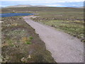 The track to Sandwood Bay by Loch na Gainimh in IV27 4RT