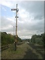 Signal on the Swansea Vale Railway in SA7 9FG