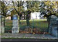 Gates to a former hospital site in S10 4LT