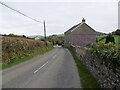 Road (B4337) beside Shiloh Chapel, Llansawel in SA19 7JG