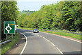 Mold Bypass, Flintshire approaching the Wrexham Road Roundabout in CH7 1HY