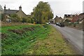 Roadside stream on Main Street in OX18 2ST