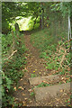 Footpath approaching Cannimore Farm in BA12 8GR