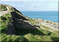 Trevaunance Point - Remains of former coastal buildings in TR5 0SR