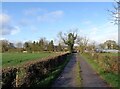 Access track to Clarkson's Fold Farm in PR2 5SH
