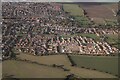 New housing on the east side of Louth: aerial 2025 in LN11 8DW