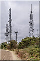 Hog's Back transmission masts in GU2 7RZ