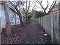 Footpath off Nuthall Road in NG8 5HP