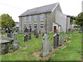 Aberduar Chapel and part of its burial ground in SA40 9AA