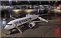 Ryanair aircraft at Birmingham  in B26 3QE