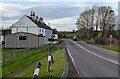 Ashby Road Cottages along the A512 in Thringstone in LE67 8UH