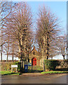 Fowlmere Cemetery: chapel and avenue in SG8 7TG