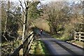Looking along Church Lane across the Lymington River in SO41 8PL