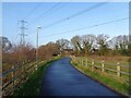 Modern cycle route in PR4 4AJ