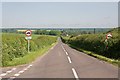 Martins Lane approaching the village of Chilbolton in SO20 6AN