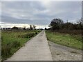 Concrete road at the edge of Bradworthy Moor in EX22 7SH