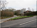 Road junction at Cripplestyle, near Cranborne in SP6 3DT