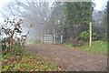 Footpath gate beside Smannell Road in SP11 6JP