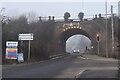 Railway bridge over North Way in SP10 5NU