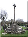 Preaching Cross and war memorial in Kenn in BS21 6TR