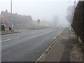 Ilchester Road in the fog in BA21 3BW