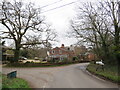 Minor road junction near Alderholt in SP6 1PU
