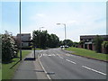 A view of Woodlands Road, stretching into the distance in B77 4DS