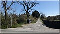 The lane and public footpath to Moelfryn in Llanfihangel Ysgeifiog Community