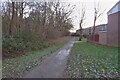 Footpath by Wellfield Wood in SG1 4NW