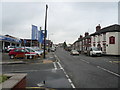 Alfreton - Oakland Street junction with Nottingham Road (B600) in DE55 7FP