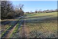 Footpath and farmland in GL6 6NN