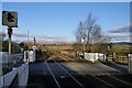 The level crossing at Green Road Station in LA18 5HF