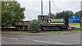 Locomotive and Wagon at Rotherwas in HR2 6EQ