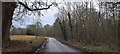 Hughes Road, looking towards East Bergholt in CO7 6QN