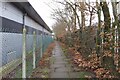 Footpath through to Gunnels Wood Road in SG1 2DL