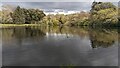 Looking across the ornamental lake in TR14 0PT