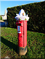 Yarn Bombed Postbox, Aston in OX18 2DT